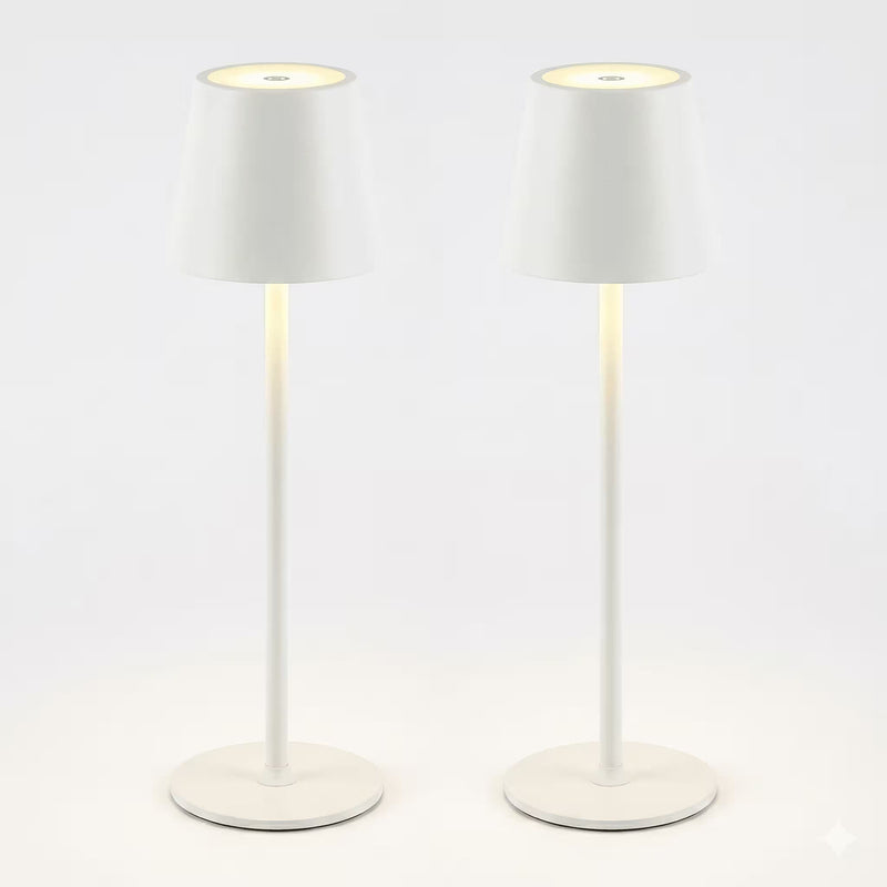 Lampe de Table LED Sans Fil - Éclairage Moderne et Pratique Lot de 2