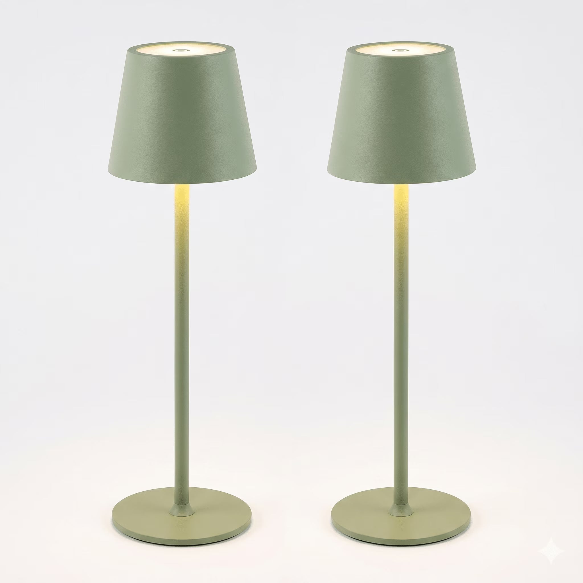 Lampe de Table LED Sans Fil - Éclairage Moderne et Pratique Lot de 2