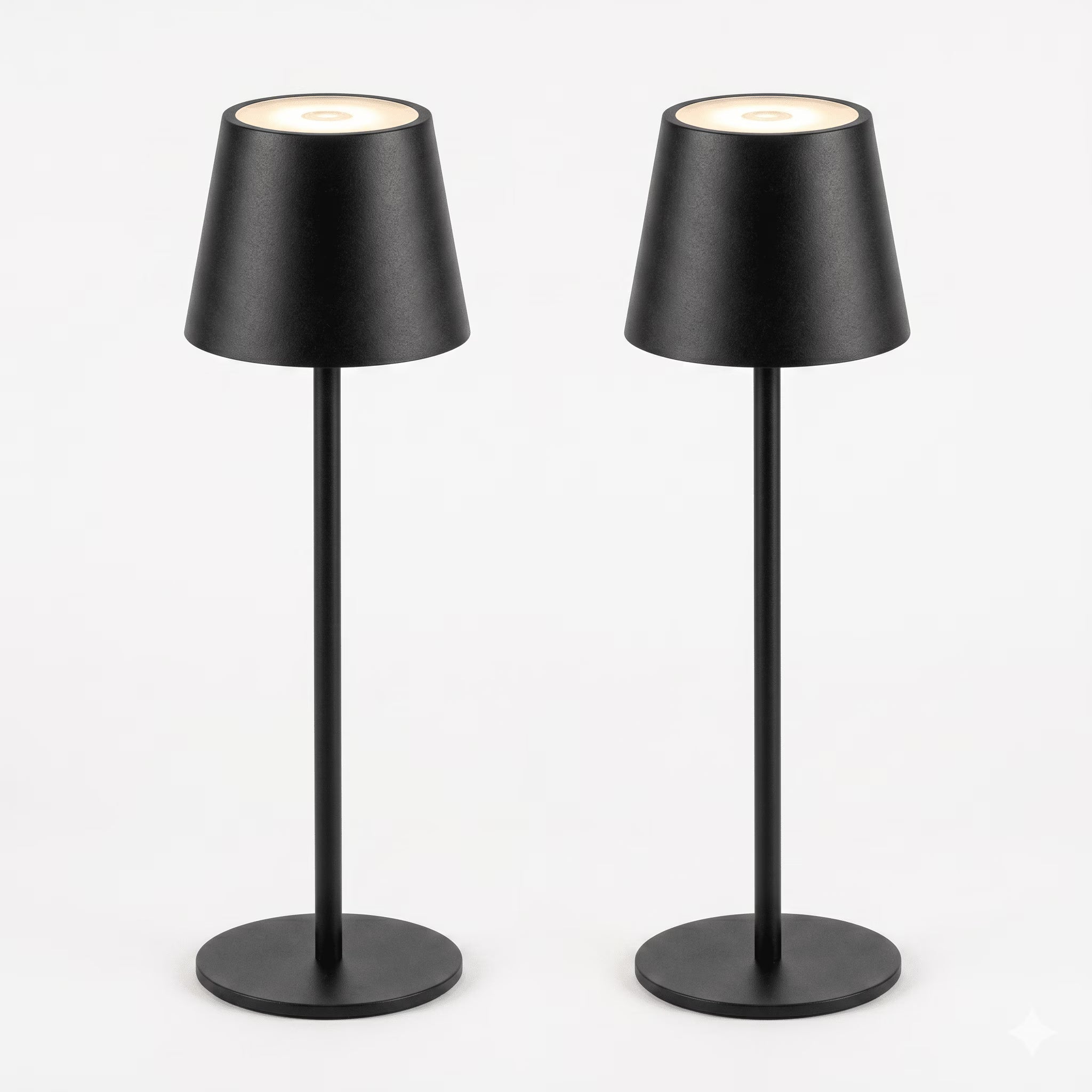 Lampe de Table LED Sans Fil - Éclairage Moderne et Pratique Lot de 2