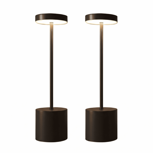 Lampe Plate LED Sans Fil – Lot de 2 - Noxen