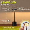 Lampe Plate LED Sans Fil – Lot de 2 - Noxen